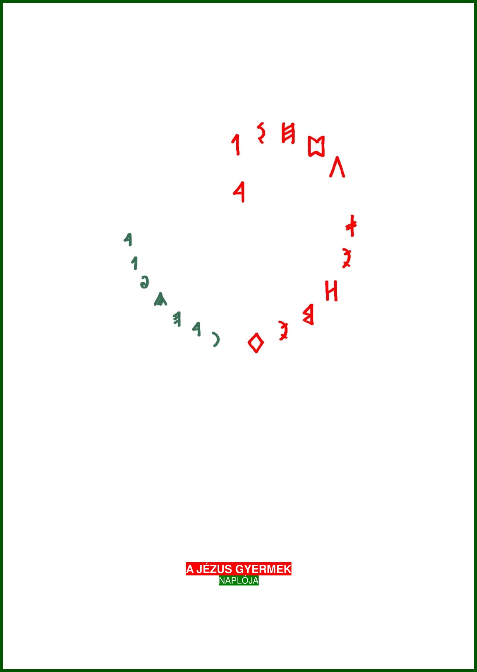 A JÉZUS GYERMEK címlap